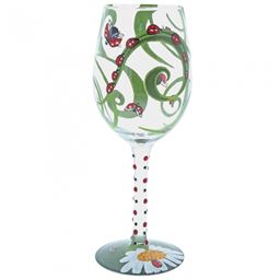 Lolita Ladybug Wine Glass